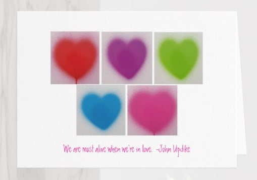 Five Alive Hearts Notecards Set