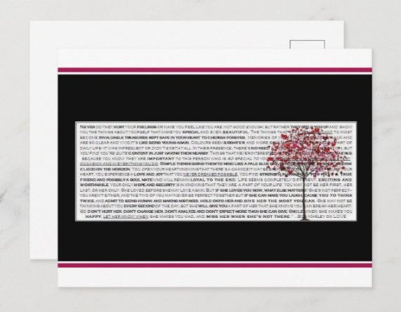 What's Bob Say About Love Postcard