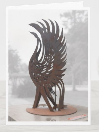 Crane Clan Sculpture Notecard Set