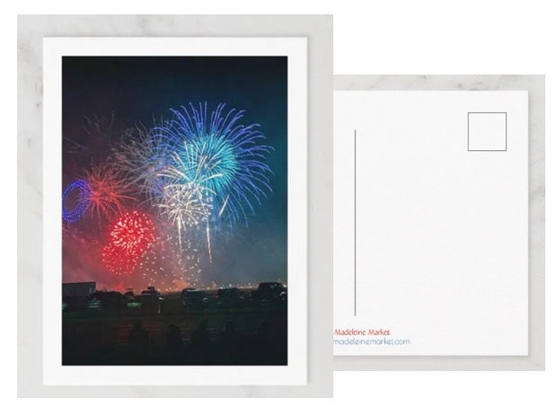 Fireworks by Hangars with Friends Postcard Set